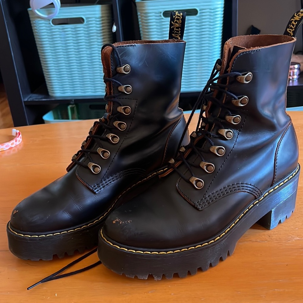 Dr. Martens Leona Temperley Boot Black